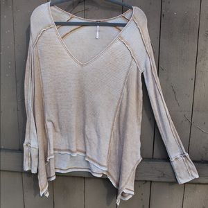 Free people knit v neck